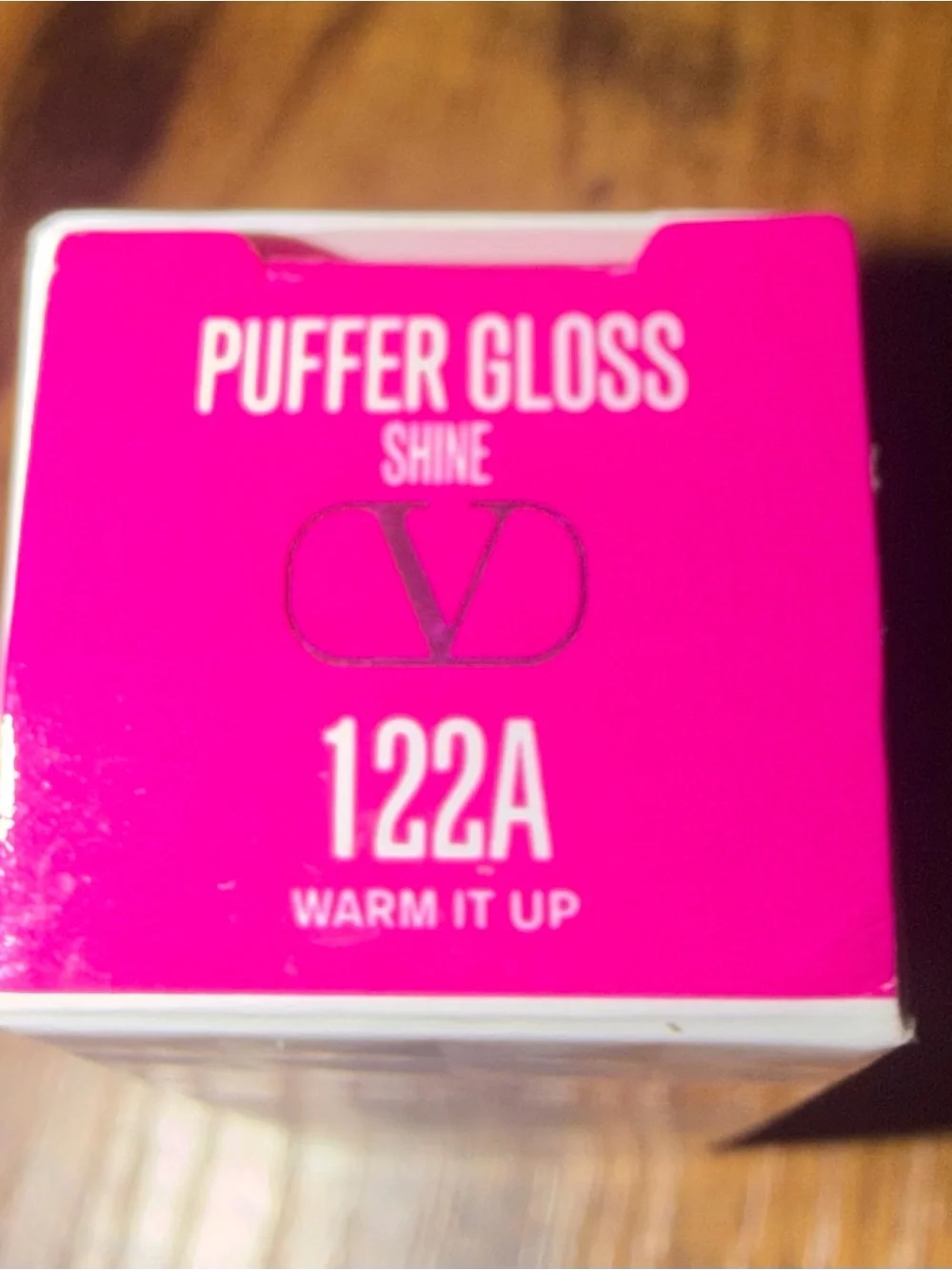 VALENTINO Puffer Gloss Lip 122A “Warm It Up” 0.2 fl oz - NIB - Instant Plumping